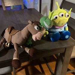 3 Toy Story Stuffed Animals