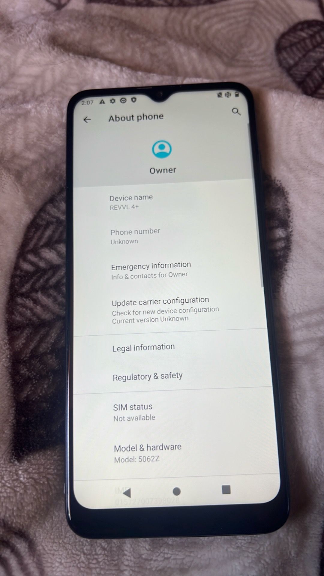 Unlocked phone