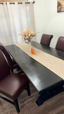 Dining table with chairs