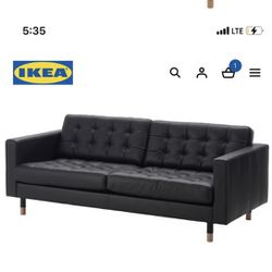 2 IKEA Leather sofas 