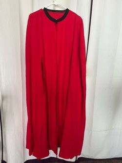 Red cape with arm holes