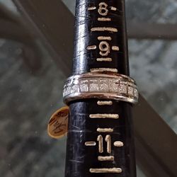 New Stainless Steel Band Silver Tone Size 10 Has Cross All Around Band Mpu Serious Buyers Don't Deliver Cash Only 