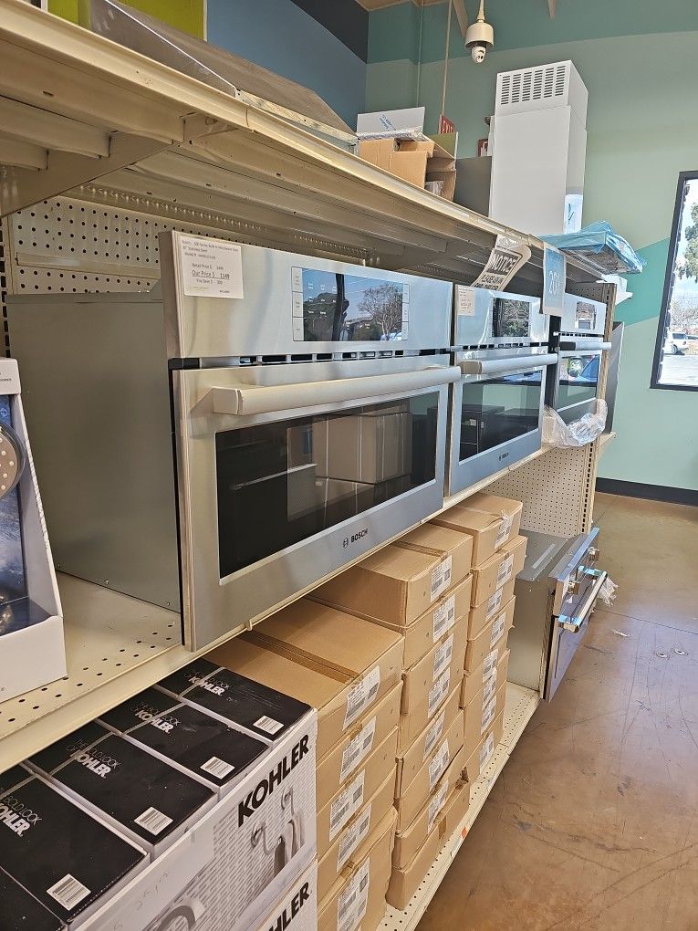 Bosch Built In Microwave 30 Inch Wide Stainless Steel