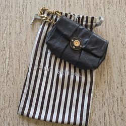 Henri BendelLeather Clutch, gold chain