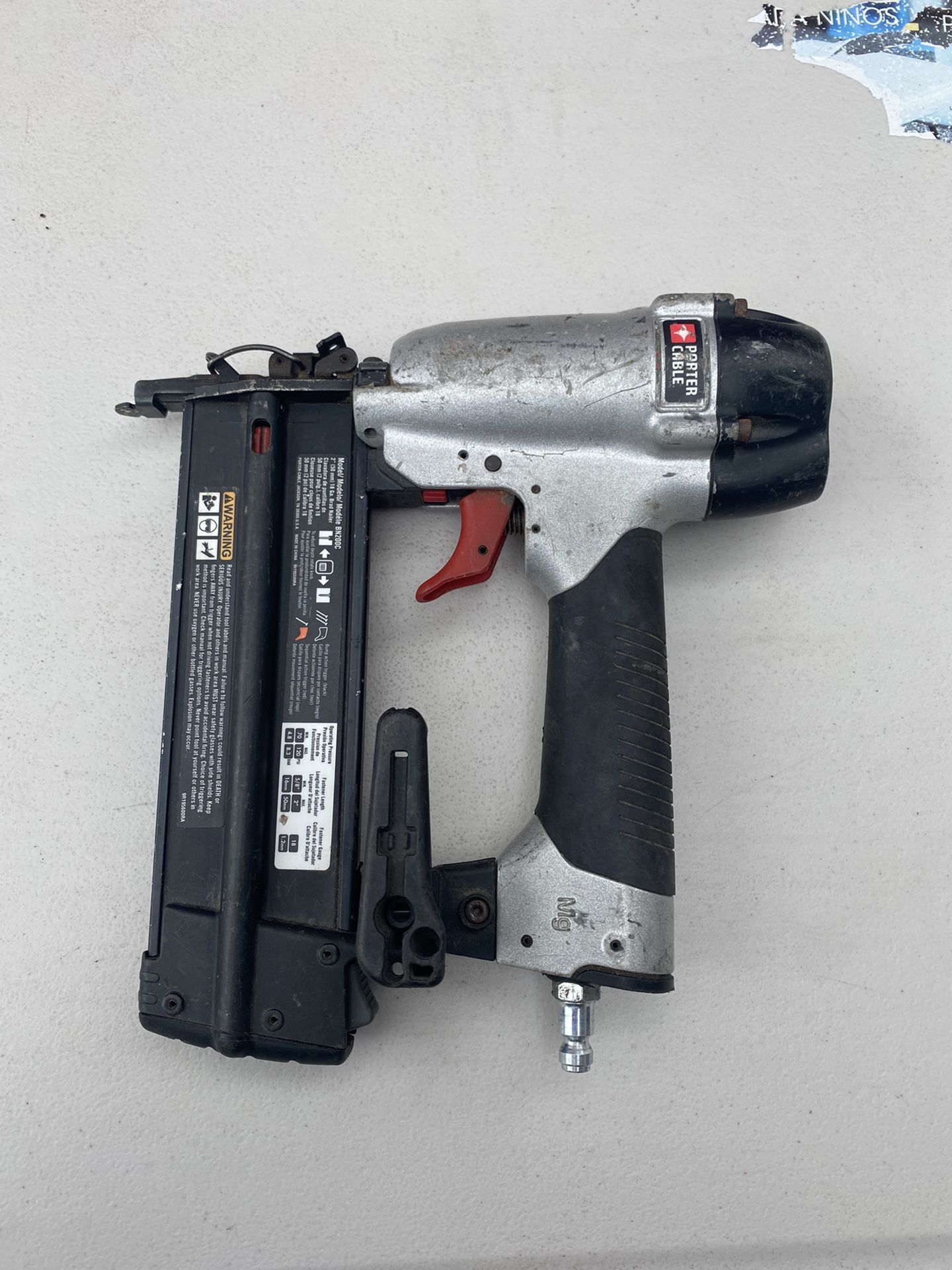 Porter Cable Finish Nail Gun