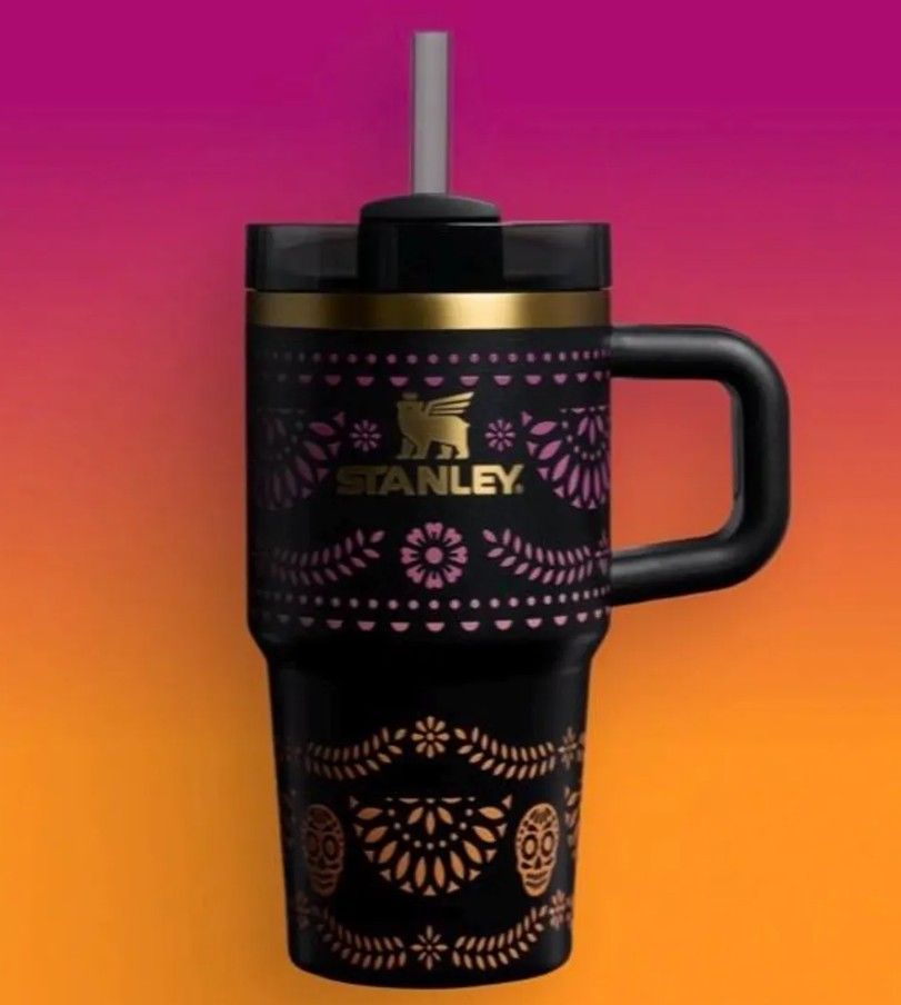 NEW Stanley Quencher H2.0 Flowstate Tumbler Día de Muertos Midnight Catrina 20oz