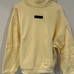 Fear Of God Essentials Yellow Hoodie 