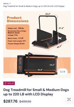 Dog treadmill