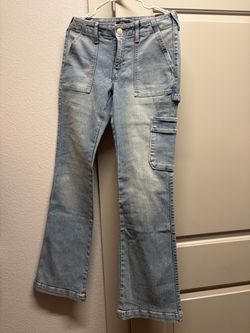 Brand New Authentic True Religion Carpenter Bootcut Blue Jeans for sale