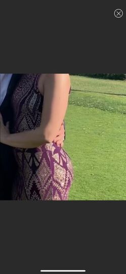 Purple Glitter Dress