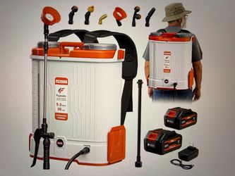 Brand new 5.3gal battery sprayer battery powered