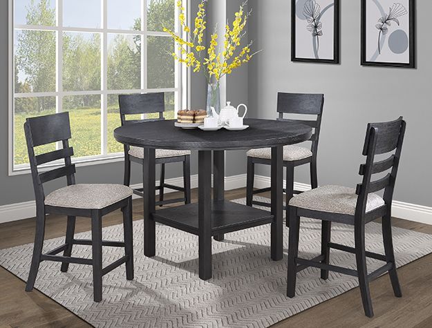NEW 5pc Counter Height DINING Room SET Table Chairs NO CREDIT NEEDED $10 Down