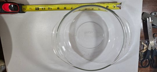 Pyrex Clear Glass Pie Plate 9 Inch