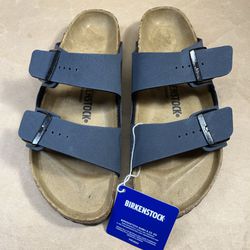 Birkenstock Unisex Arizona Birko-Flor Two-strap Buckle Slide Footbed Sandal