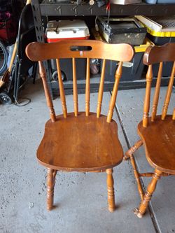 Vintage kitchen dining chairs