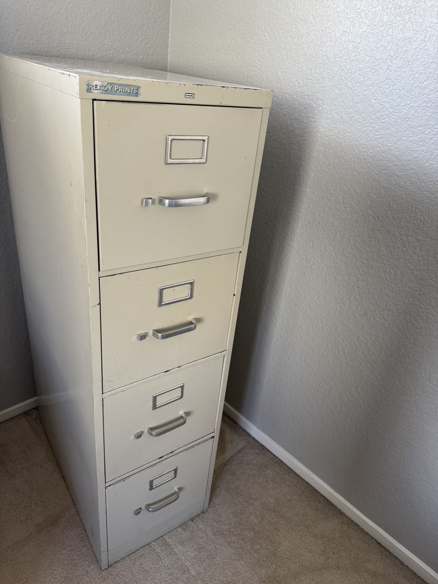 4 Drawer File Cabinet