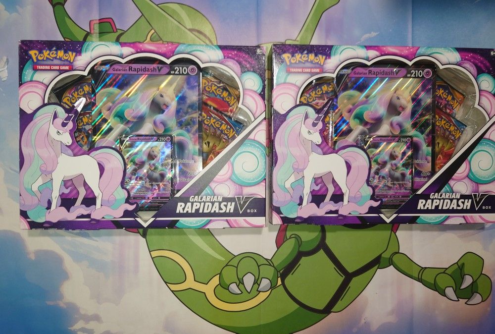Pokemon Galarian Rapidash V Box