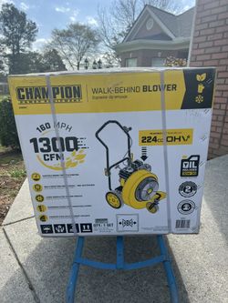 Champion 224cc Walk Behind Blower