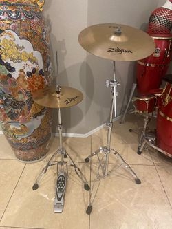Zildjian, high hat and crash / ride Cymbals