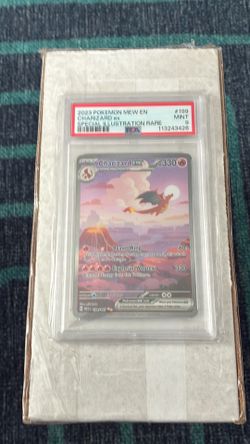 2023 POKEMON MEW EN-151 SPECIAL ILLUSTRATION RARE #199 CHARIZARD EX PSA 9