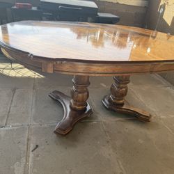 Oak Wood Dining Table $250