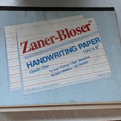 Lot of Zaner- Bloser Handwriting Paper for Early Writers K-2