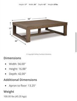 Coffee table