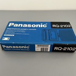 Panasonic Portable Cassette Recorder