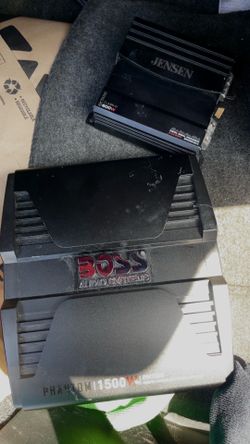 Boss sub and Jensen speaker amp