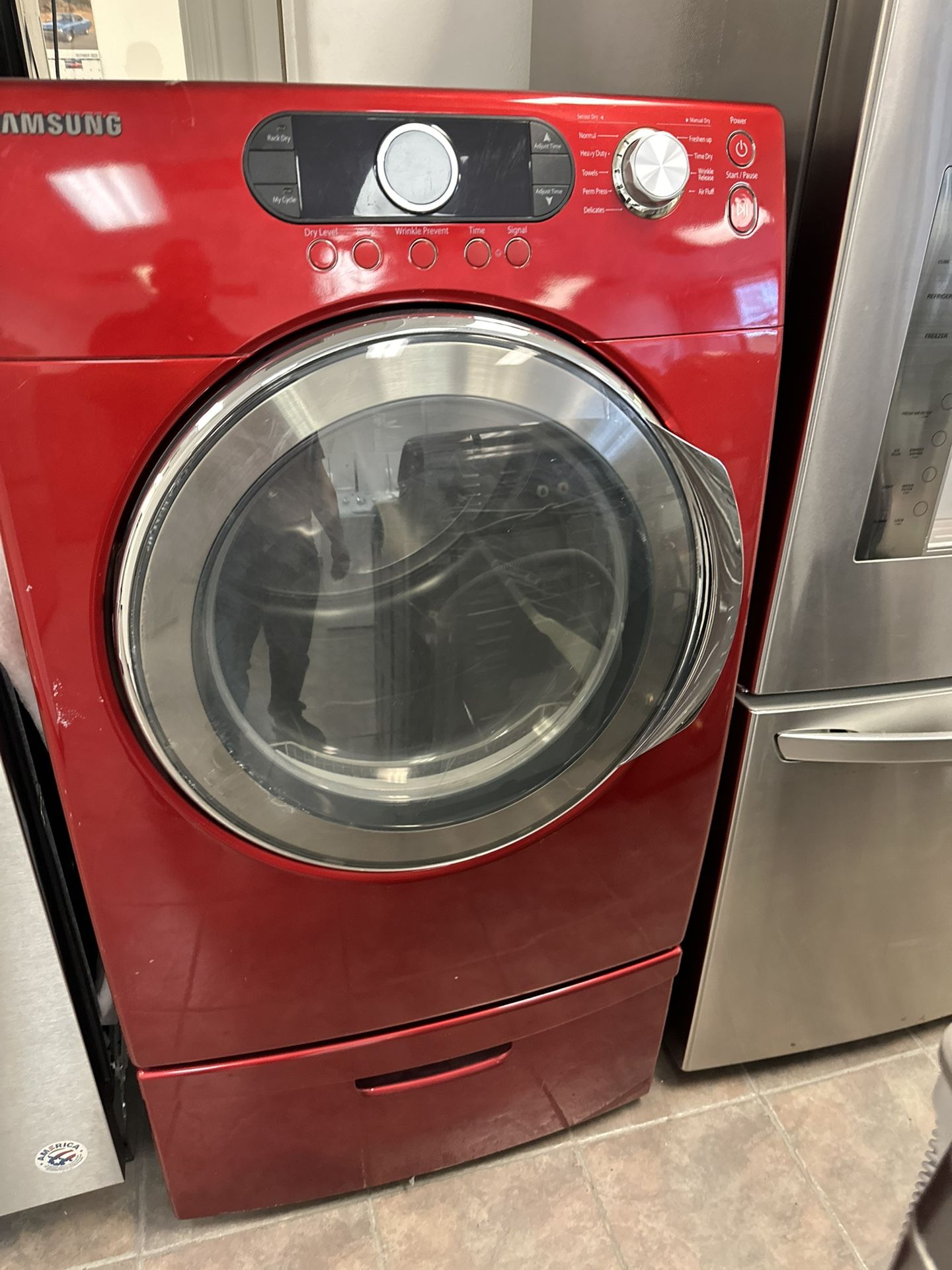 Samsung Red Color Electric Dryer