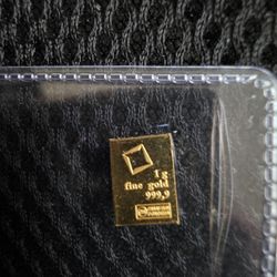 Gold 1 Gram Bar