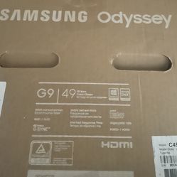 Samsung Odyssey G9 DisplayHDR 10000 Curved Gaming Monitor 