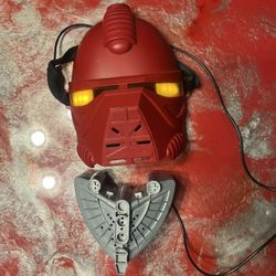 Rare 2005 LEGO Bionicle Voice Changer Toy Cosplay Mask HORDIKA VAKAMA (Working)