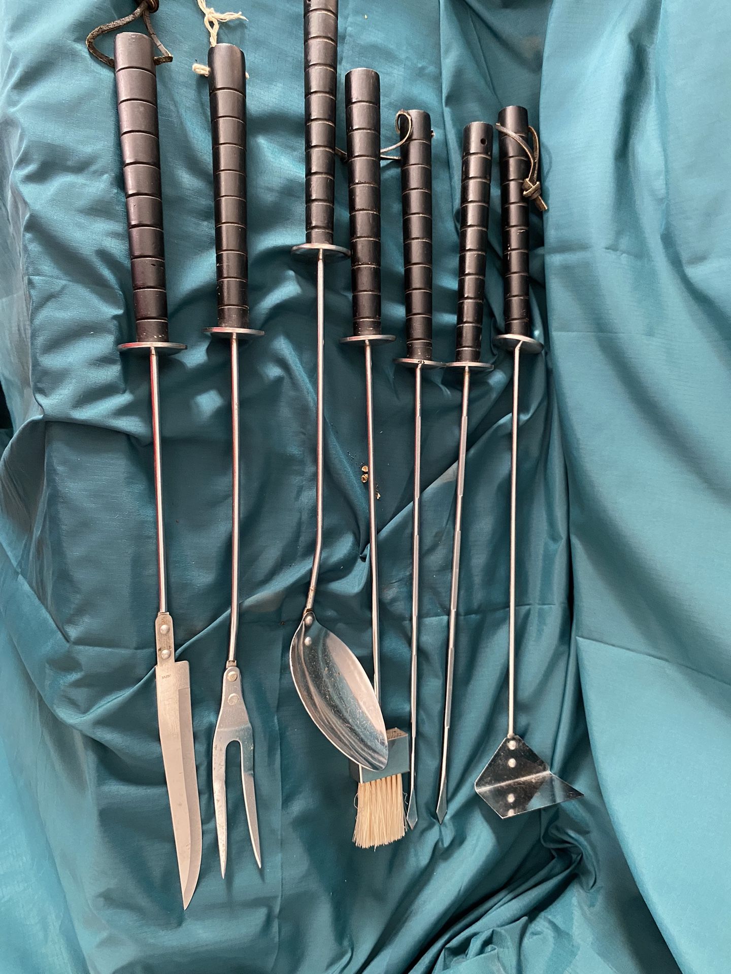 BBQ Tool Set -7 Piece - Unique Accessory Set