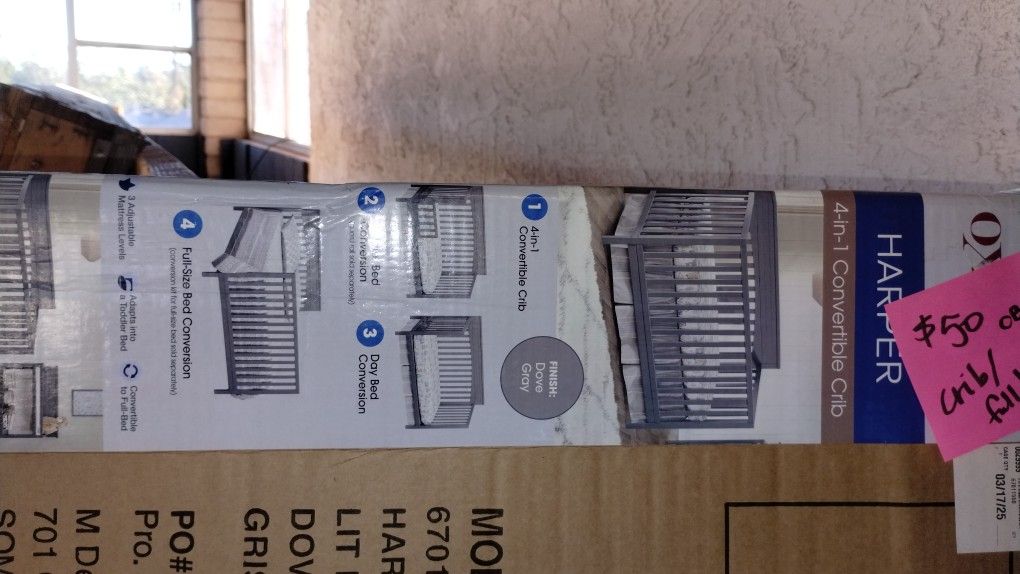 Convertible Bed Frame From Crib, Daybed, Full Bed