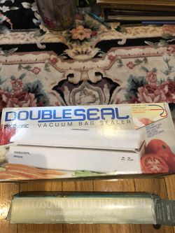 Decosonic double seal vacuum bag sealer