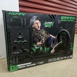 Huffy Green Machine 20-inch Drift Trike for Kids, Green and Black