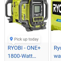 3000 W Inverter Ryobi 18v Generator New In box $400