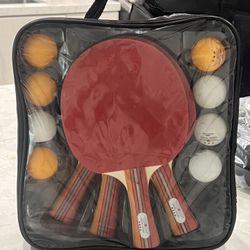 Ping Pong Set Of 4 