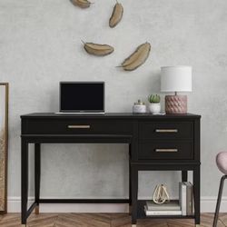 Westerleigh 45.7 in. Black Lift-Top Wood Computer Desk