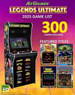 NEW  ARCADE 300+ GAMES
