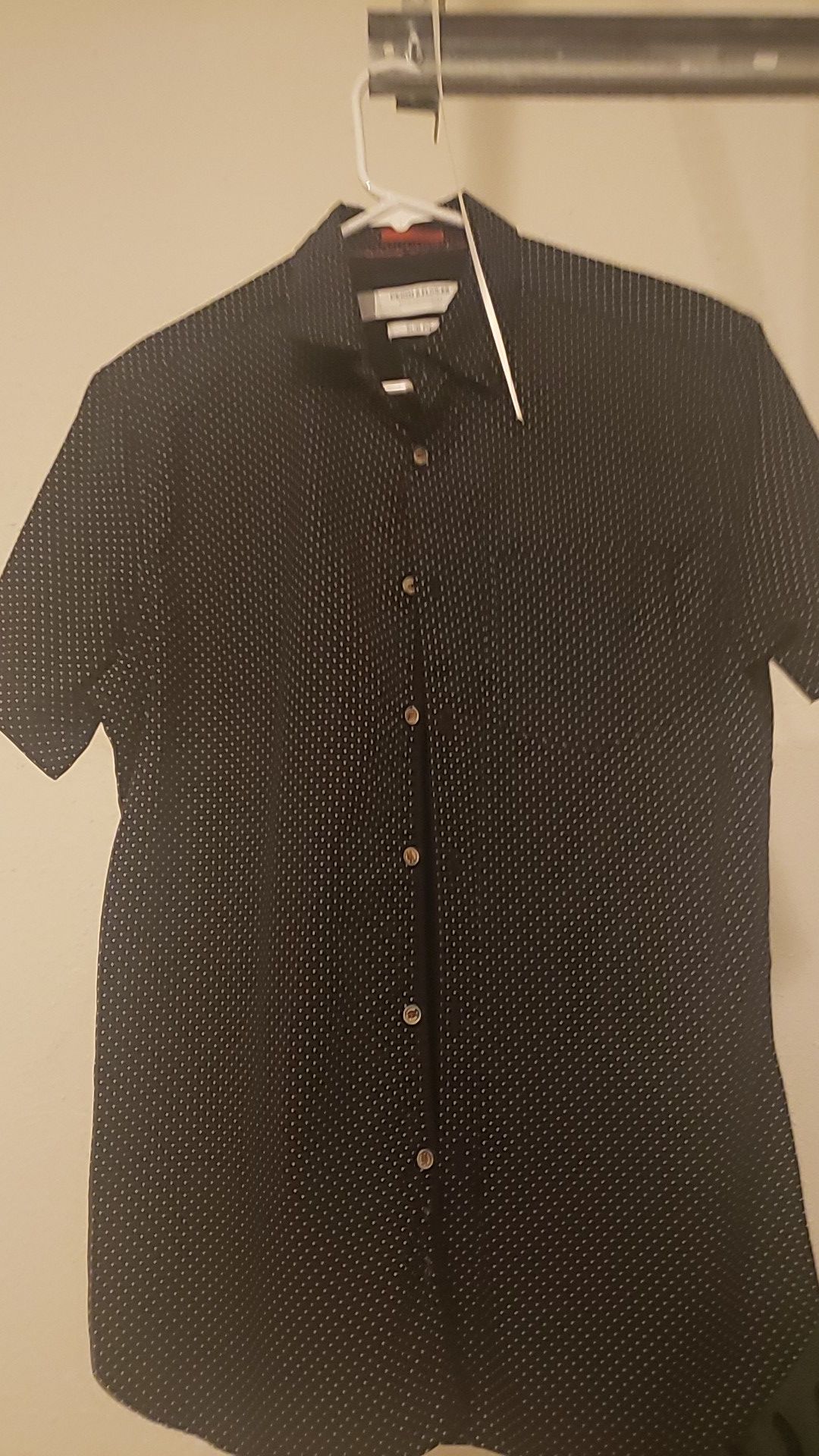 Mens dress shirt and sweater long and short sleeved