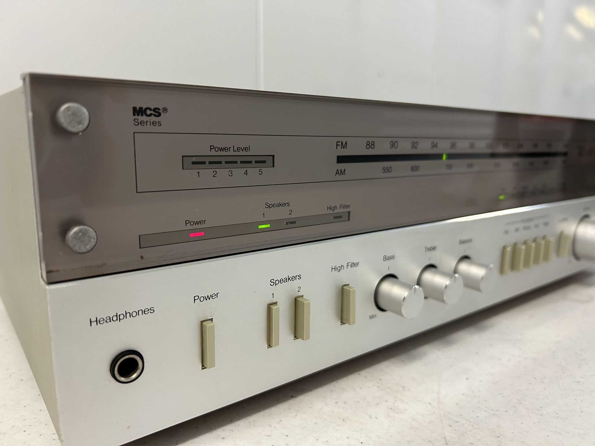 Vintage MCS Series Modular Component System 3226 Stereo Receiver Tested