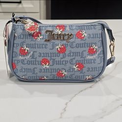 Juicy Couture Strawberry Print Convertible Wristlet NWT