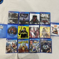 PS4 And Ps5 Game Lot