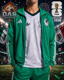 Adidas Mexico green track jacket