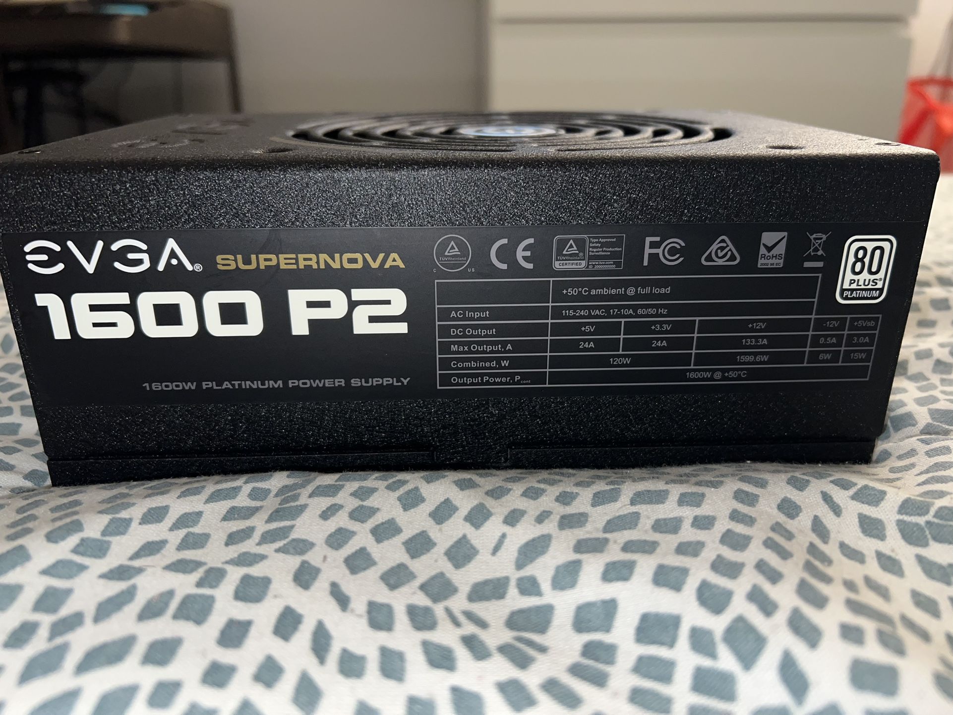 EVGA 1600 P2 Platinum Power Supply