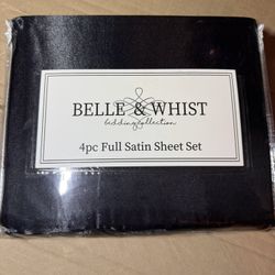 Full Satin Sheet Set 