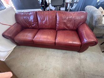 Leather sofa