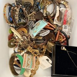 4+ Pound Jewelry Lot All Wearable Lots of Vintage and New Items Some MCM Wear
Resell ETC
